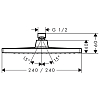 Hansgrohe Crometta E 240 Верхний душ 240х240мм, G1/2, 1jet (Rain), для низкого давления, цвет: хром