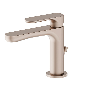 Newform Linfa II Смеситель для раковины, 1 отв., с донным клапаном, цвет: copper satin