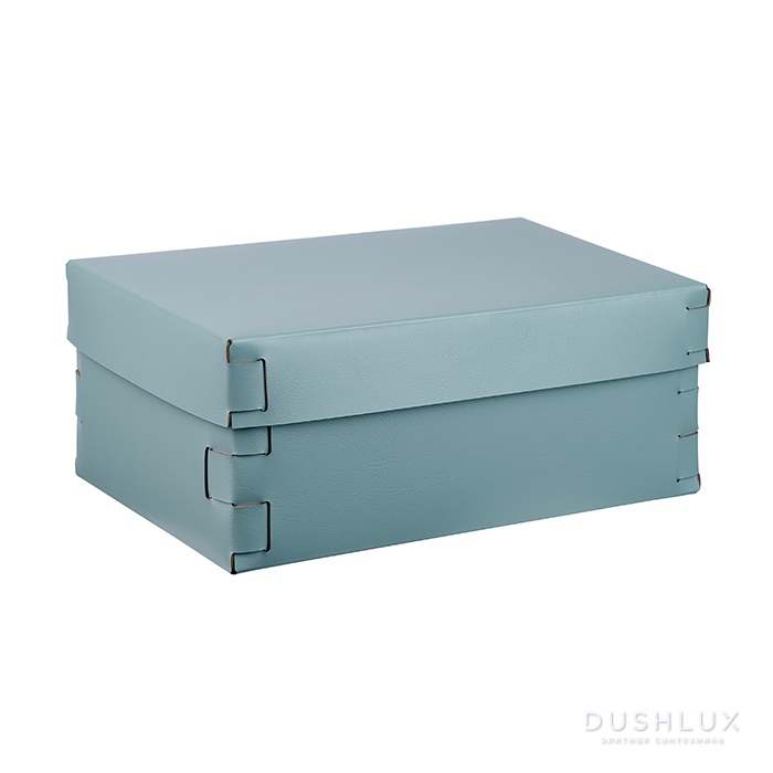 ADJ Коробка Snob, 32x20xH13,5 см., цвет: небесный/эвкалипт