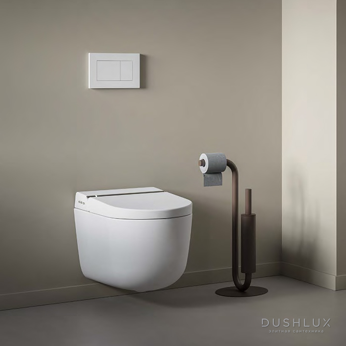 Фото Artceram Hype Унитаз-биде 38x59см., подвесной, безободковый, saniglaze, soft-close, с пультом управления, цвет: белый