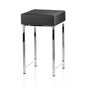 Decor Walther DW 64 Табурет 30x30x52cм, цвет: хром/черный