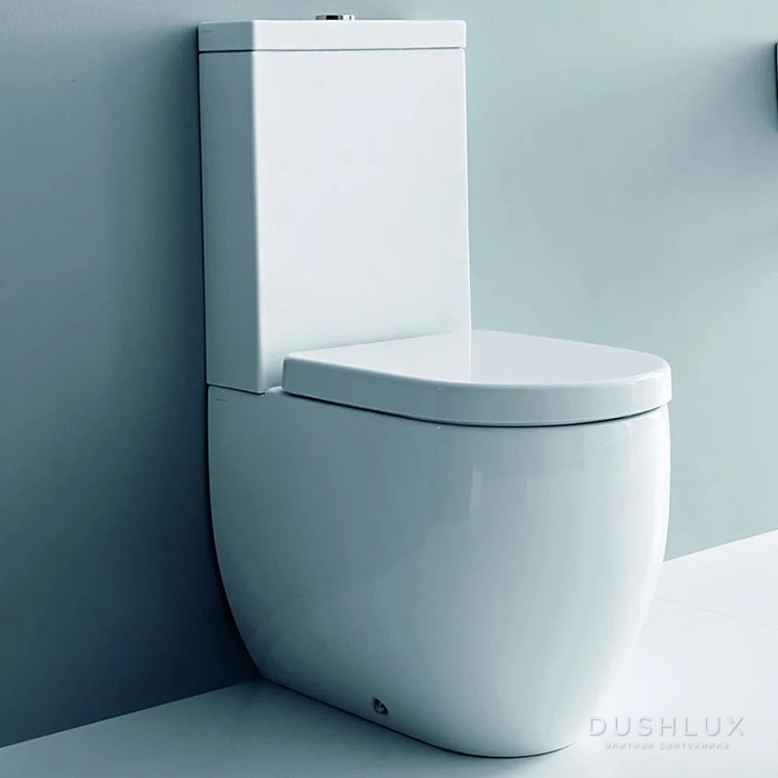 Фото Kerasan Flo унитаз моноблок 47.5x36см, цвет: белый