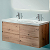 Laufen LUA Раковина подвесная 120x46см, двойная, с 1 отв., цвет: белый глянцевый