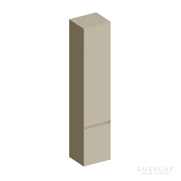 Фото Kerama Marazzi Cubo Пенал 165см., подвесной, правый, цвет: лимо матовый