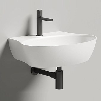 Salini Alda Wall 01 Раковина 58x45x15см., с 1 отв., материал: S-Sense, цвет: белый глянцевый