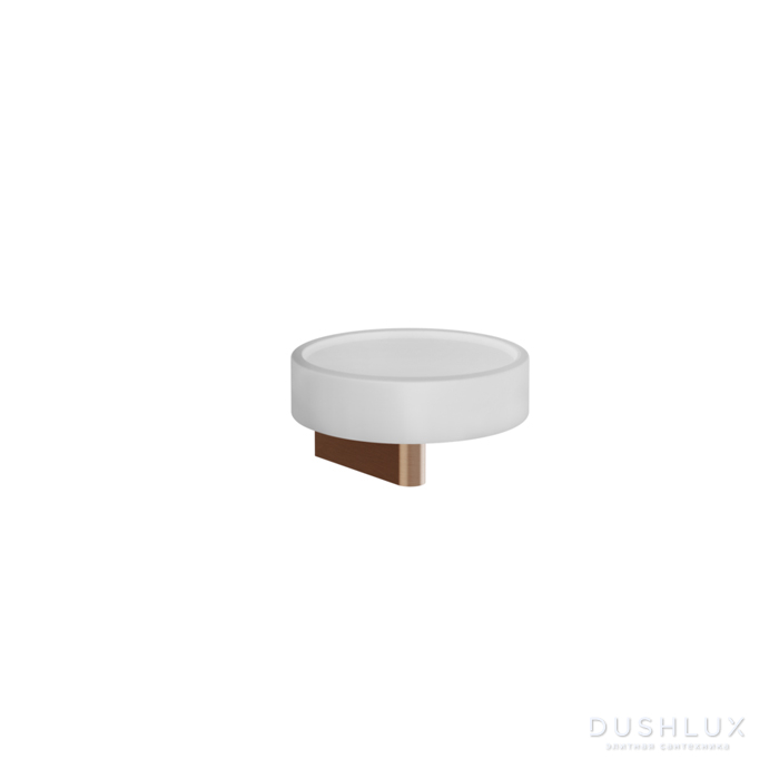 Фото Gessi Origini Мыльница подвесная, цвет: белая/Copper Brushed PVD