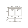 Omoikiri Bosen 80-2 Кухонная мойка 80x20x53см.,встраиваемая, цвет: leningrad grey