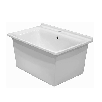 Kerasan Aquadom Раковина 60x60см, с 1 отверстием, встраиваемая сверху, цвет: белый глянец