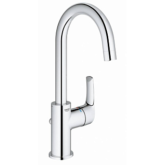 Grohe Eurosmart New Смеситель для раковины, на 1 отв., излив: 14см., с донным клапаном, цвет: хром