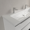 Villeroy&Boch Subway 3.0 Раковина 130х47х17см., 2 отв., подвесная, без перелива, цвет: альпийский белый