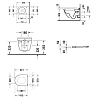 Duravit Starck 3 Унитаз 36x54см, подвесной, с сиденьем микролифт, цвет: белый