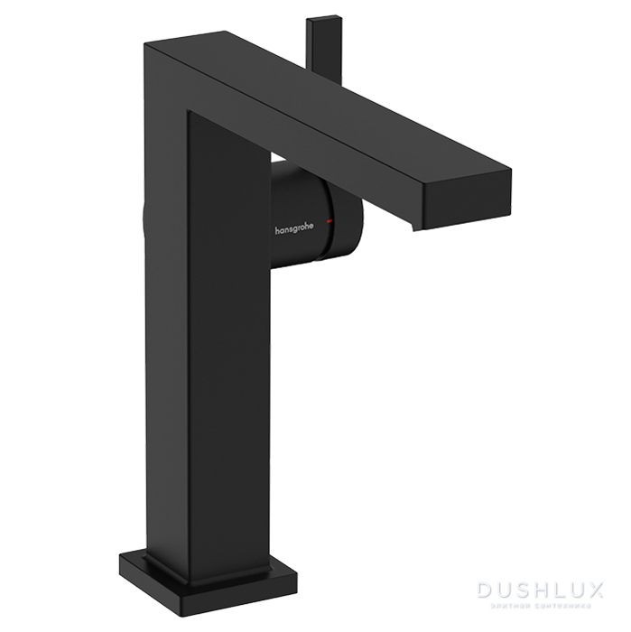 Фото Hansgrohe Tecturis E Смеситель для раковины, на 1 отв., высота: 15см., с донным клапаном, цвет: черный матовый