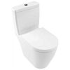 Villeroy&Boch Avento Сиденье с крышкой для унитаза, с микролифтом, нерж. сталь, цвет: альпийский белый