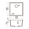 Omoikiri Bosen 44-U Кухонная мойка 44x20x44см.,встраиваемая, цвет: leningrad grey