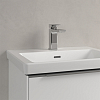 Villeroy&Boch Subway 3.0 Раковина 55х44х16.5см., 1 отв., подвесная, с антигрязевым покрытием CeramicPlus, с переливом, цвет: альпийский белый