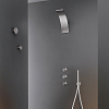 CEA Design CARTESIO Смеситель для душа, настенный, термостатический, цвет: нержавеющая сталь