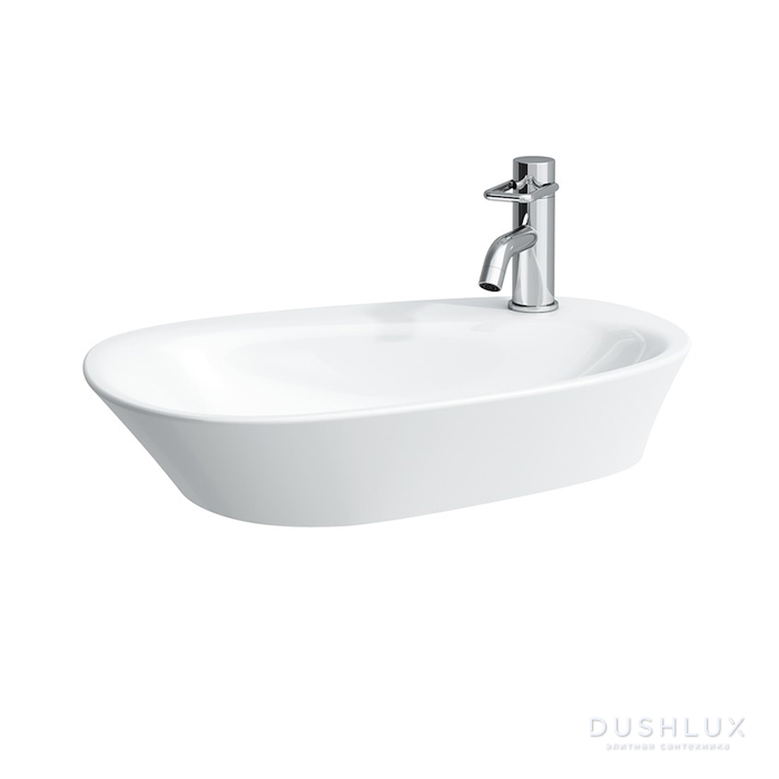 Фото Laufen Palomba Раковина-чаша 60х40х13 см, 1 отв., цвет: белый
