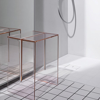 Laufen Kartell Табурет, 33x28x46.5см, пластик, напольный, цвет: пудровый розовый