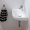 Villeroy&Boch Subway 3.0 Раковина 32х32х14.5см., 1 отв., подвесная, с антигрязевым покрытием CeramicPlus, без перелива, цвет: альпийский белый