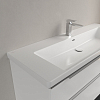 Villeroy&Boch Subway 3.0 Раковина 130х47х17см., 1 отв., подвесная, CeramicPlus, с переливом, цвет: белый камень
