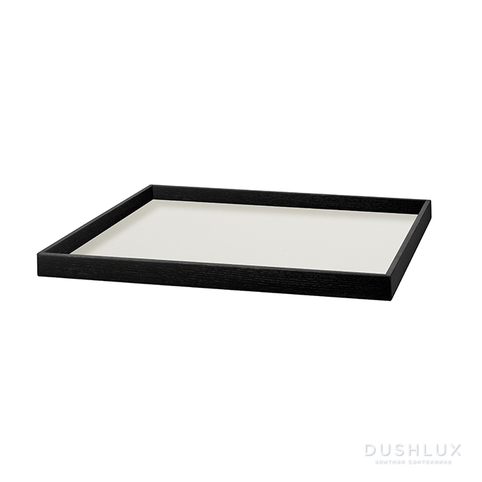 ADJ Поднос Mondo, 25x25xH3 см., цвет: белый/панна котта