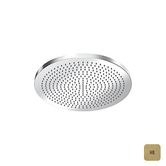 Almar Emotion Quadro Верхний душ 30x30см., настенный/потолочный, цвет: латунь брашированная PVD