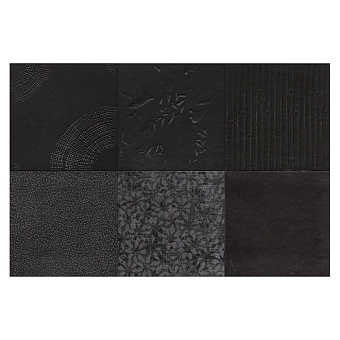 Mutina Chymia Керамогранит 30x30см, mix 1, универсальный, глазурованный, цвет: black