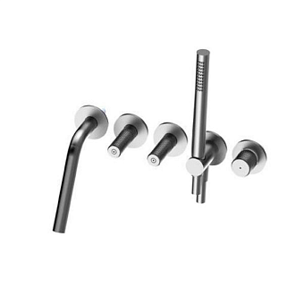 TREEMME 22mm Смеситель для ванны, встраиваемый, цвет: нержавеющая сталь
