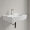 Villeroy&Boch Memento Раковина 60х42 см, 1 отв., прямоугольная, с переливом, с антигрязевым покрытием CeramicPlus, цвет: белый