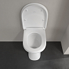 Villeroy&Boch Vicare Унитаз 36х49х46см., напольный, горизонтальный смыв (с полкой), DirectFlush, с антигрязевым покрытием CeramicPlus, цвет: альпийский белый