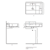Cielo Enjoy Раковина 70х48х12.5 см, 1 отв., подвесная, цвет: серый