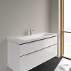 Villeroy&Boch Subway 3.0 Раковина 130х47х17см., 1 отв., подвесная, с антигрязевым покрытием CeramicPlus, без перелива, цвет: альпийский белый