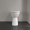 Villeroy&Boch Vicare Унитаз 36х49х46см., напольный, DirectFlush, с антигрязевым покрытием CeramicPlus, цвет: альпийский белый