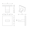 Decor Walther Brick KHAK1 Крючок самоклеящийся, подвесная, цвет: хром