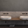 Dea Design Marble Salerno Раковина 65x47x13см., накладная, без отв., мрамор, цвет: Statuario White