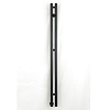 Neoinox Verto Полотенцесушитель 120x8.5см, электрический, box, цвет: черный матовый