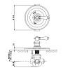 Nicolazzi Thermostatic Смеситель для душа, встраиваемый, термостатический, 3/4" без запорного вентиля, цвет: хром