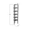 Antonio Lupi ILBagno Пенал открытый напольный, 36x25хh154 см