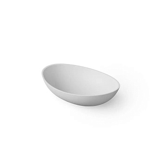 Dea Design Washbasins Раковина 55x38x15см., накладная, без отв., Solid Surface, цвет: White №15