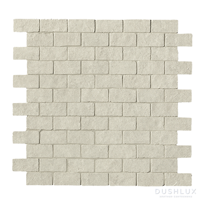 Фото Fap Lumina Stone Керамическая плитка 30,5х30,5см., настенная, мозаика, цвет: grey brick macromos ant.