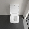 Villeroy&Boch Venticello Унитаз-компакт с открытым смывным краем, моноблок, 37.5х70см, с антигрязевым покрытием CeramicPlus, цвет: белый