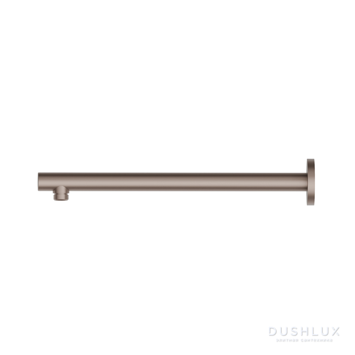 Фото Newform Head Showers Кронштейн для душа 35см, настенный., закругленный, цвет: copper glossy