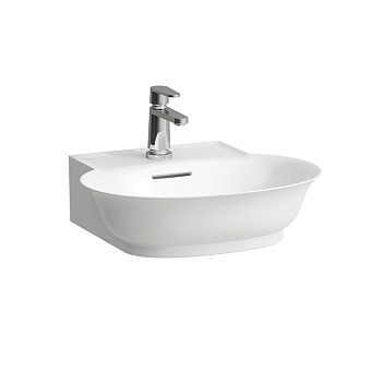 Laufen New Classic Раковина-мини 50х45х17 см, без отв., накладная, с переливом, с покрытием Laufen Clean Coat, цвет: белый LCC