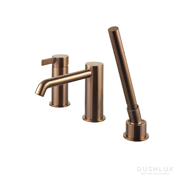 Noken Lignage Наружная часть смесителя на борт ванны, цвет: медь ...