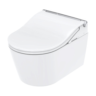TOTO Washlet RW Комплект: унитаз подвесной, сиденье с управлением, модуль для установки, клавиша, цвет: белый