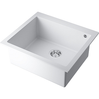 Omoikiri Bosen 57 Кухонная мойка 57x20x50см.,встраиваемая, цвет: белый