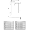 Radaway Teos F white Поддон для душа 100x90x4см, материал: литьевой мрамор, цвет: белый