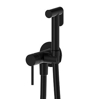Newform X-Steel 316 Гигиенический душ с держателем и шлангом 120см., цвет: Matt black