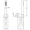 Treemme Shower and Thermostatic Душевой комплект, настенный, цвет: состаренный черный хром