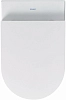 Duravit Me by Starck Сиденье для унитаза, петли: нерж. сталь, с микролифтом, цвет: белый/белый шелковисто-матовый